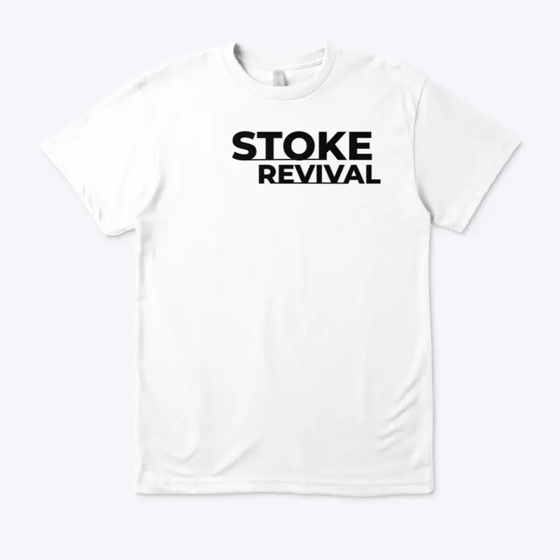 Stoke white tee